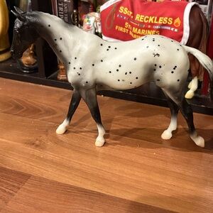 Spotted Appaloosa Breyer Model Horse - Gray and Black